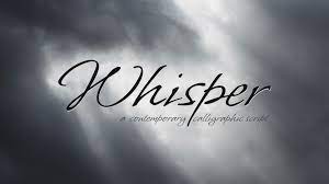 Whisper Font preview